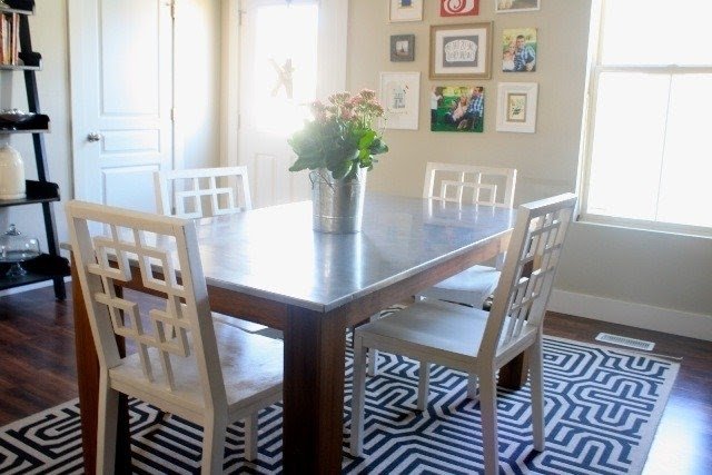 Steel dining tables