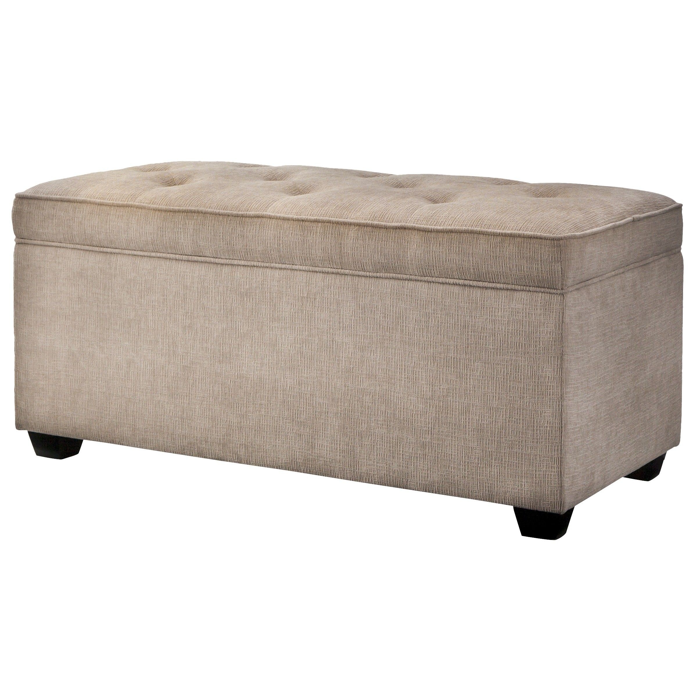 Storage box for end of bed