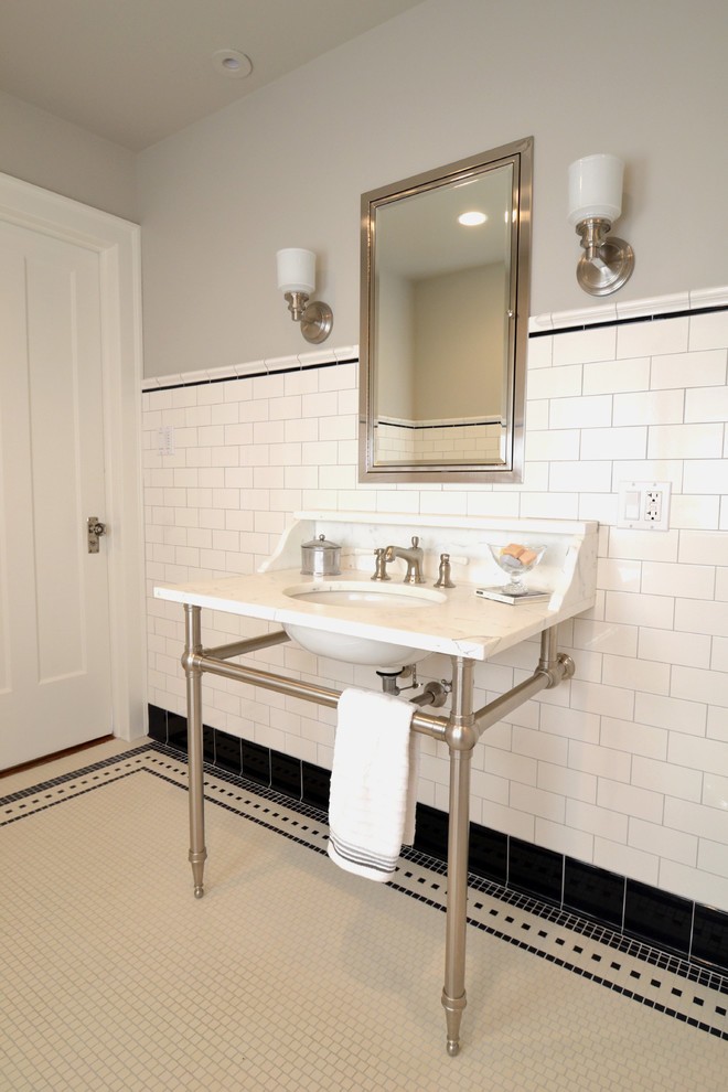 Wilmette vintage bath traditional bathroom chicago
