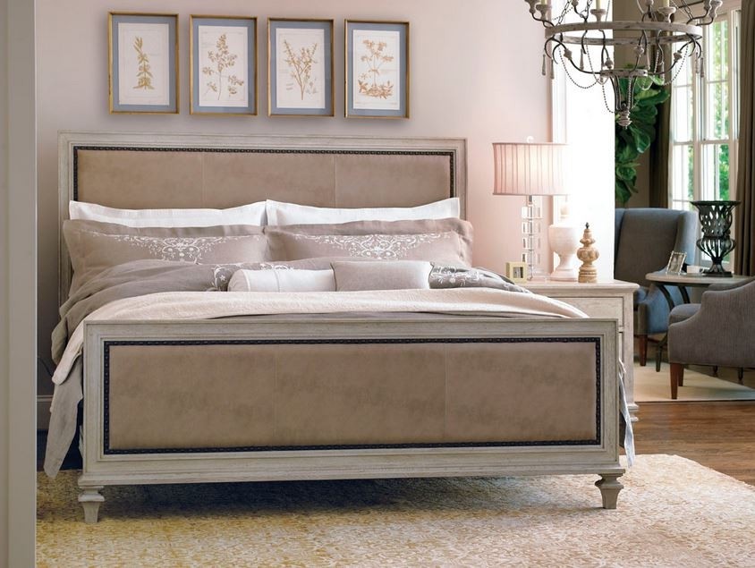 Wood frame upholstered headboard
