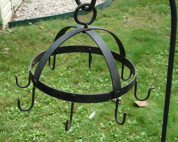 Wrought Iron Pot Rack Hooks