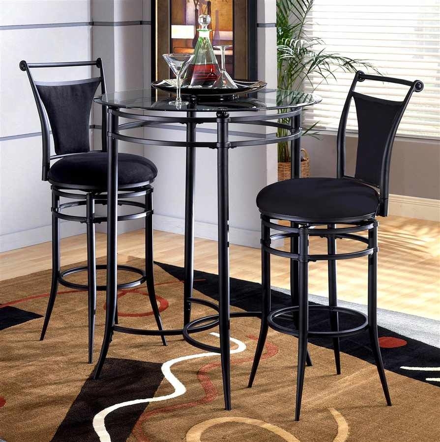Bistro glass table