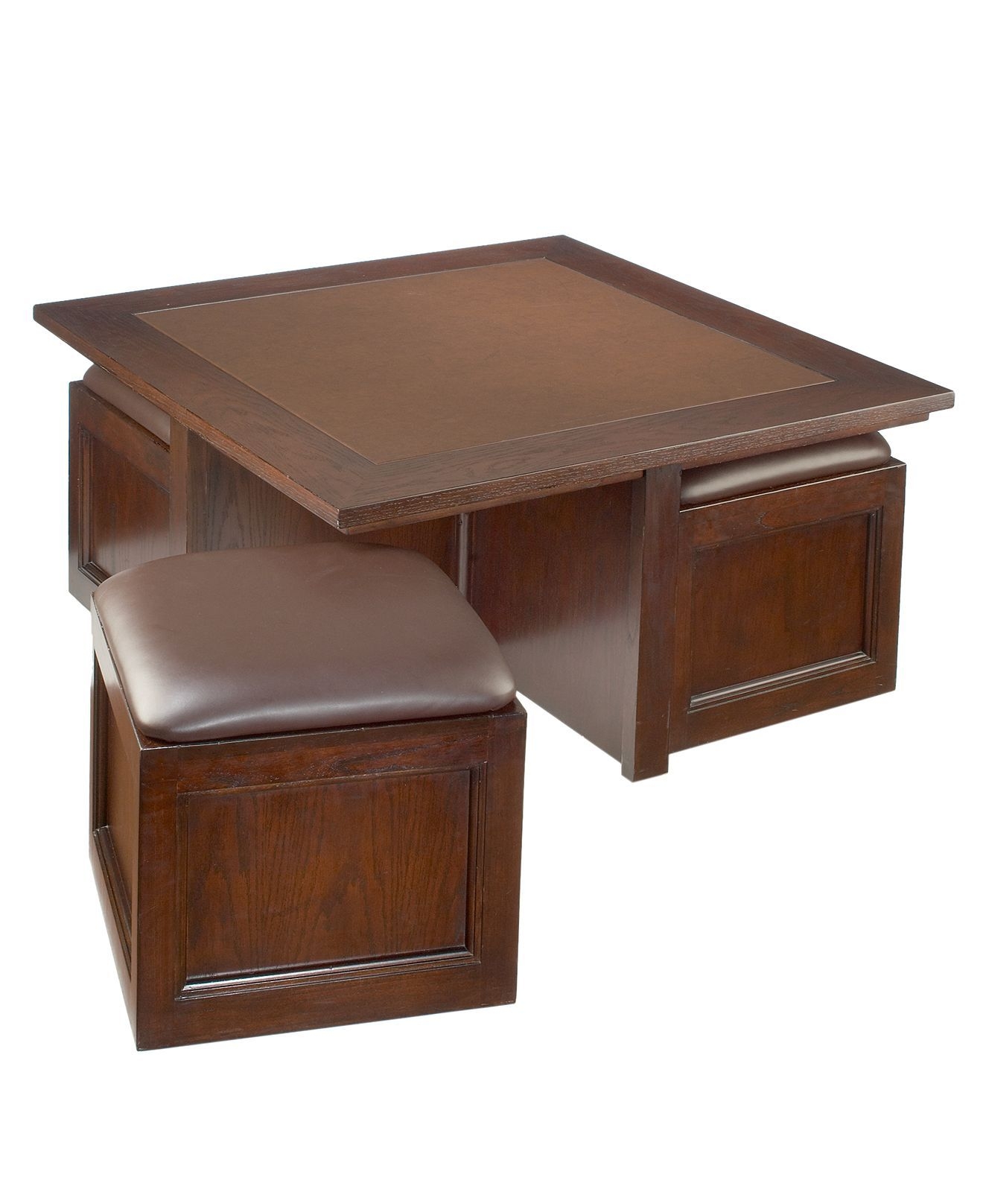 Coffee table with seating cubes 1