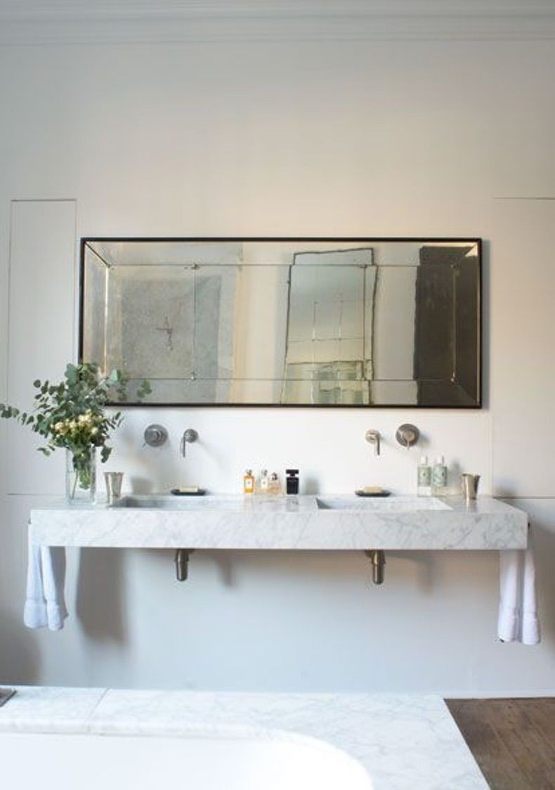 Double sink trough