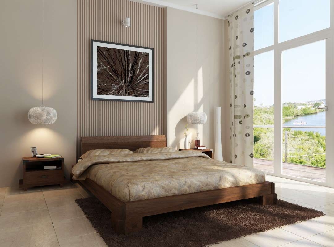 King low profile bed