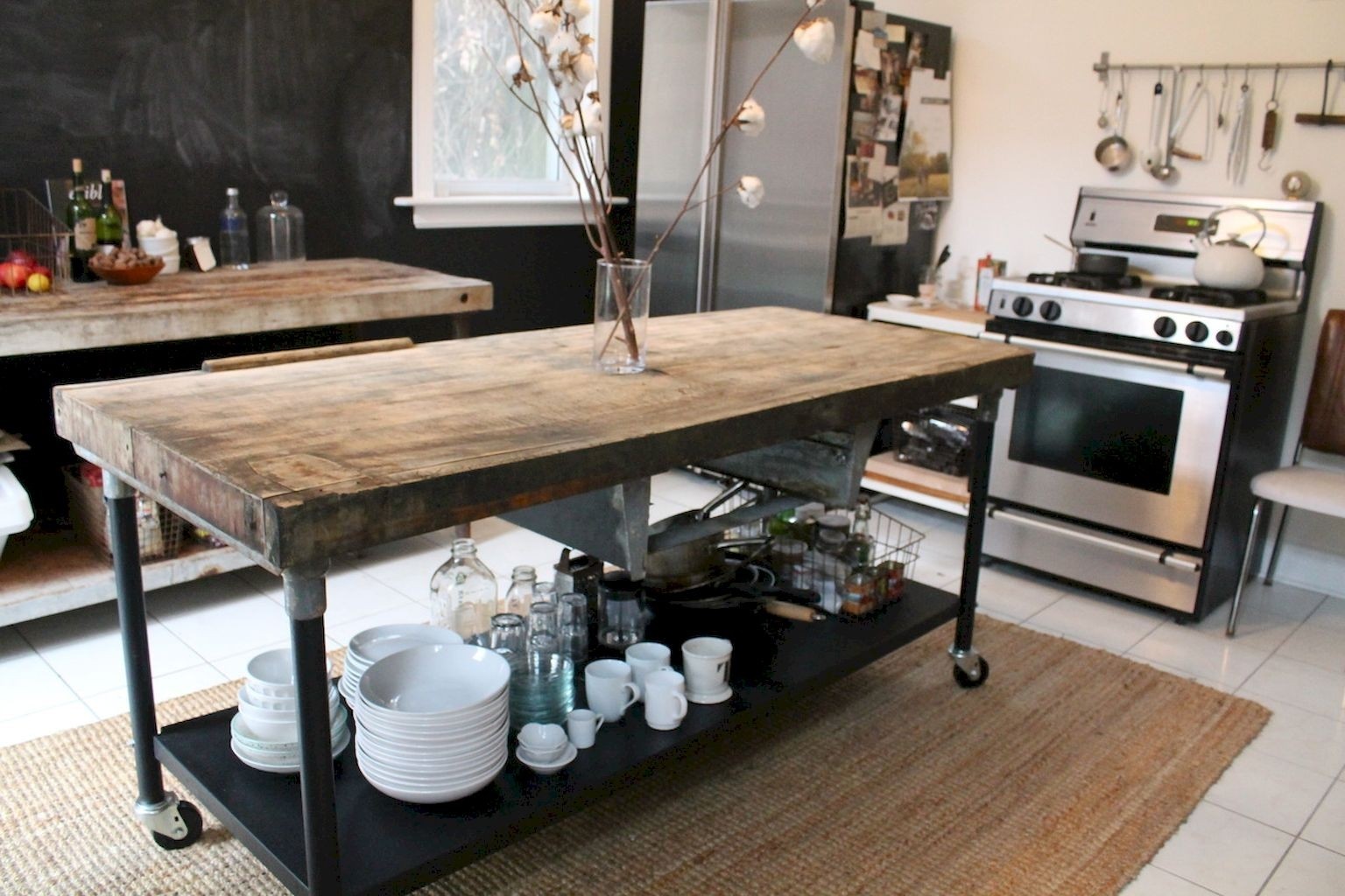 Kitchen islands on casters 1