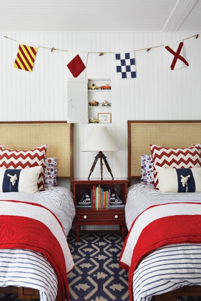 Nautical bedding twin