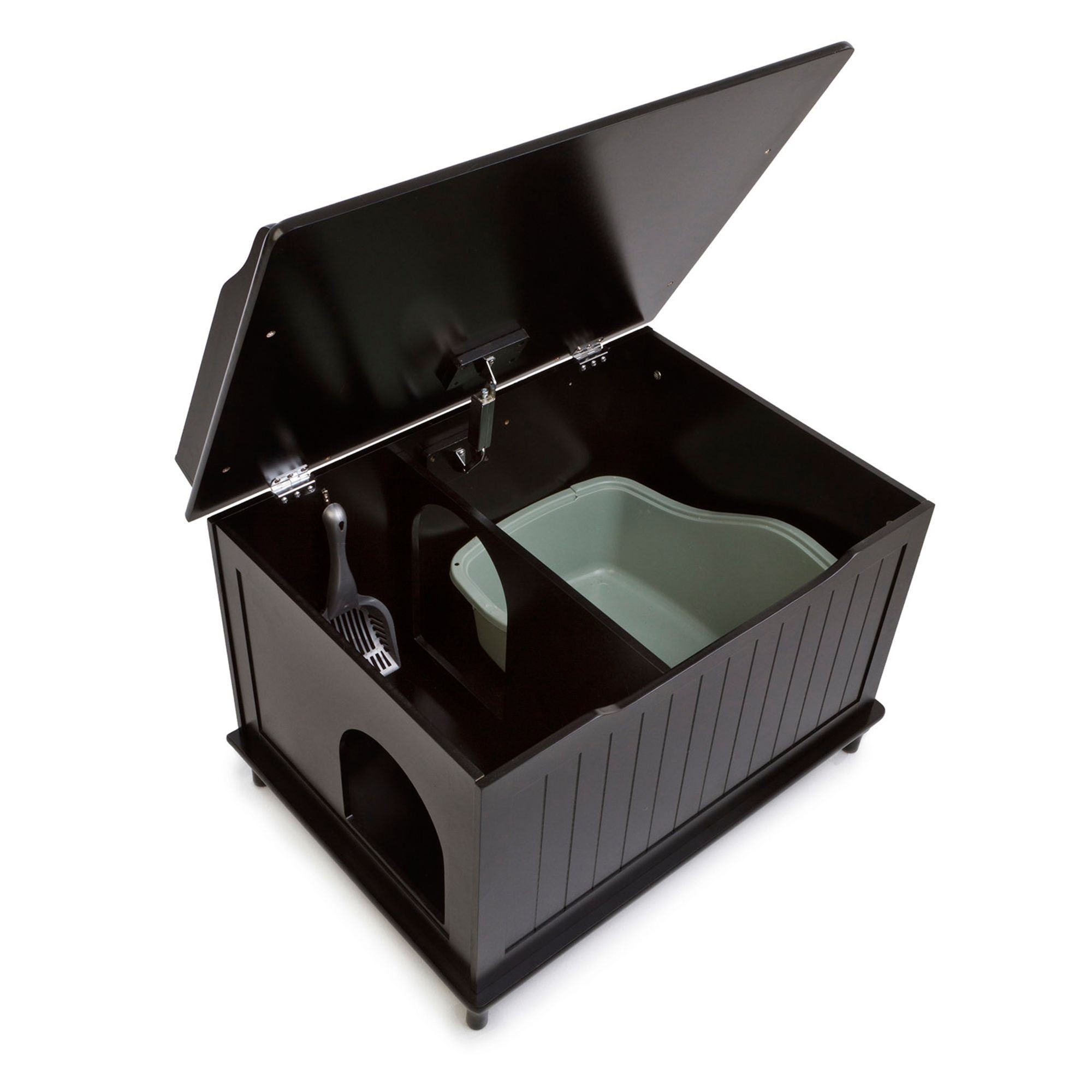 Outdoor kitty litter box