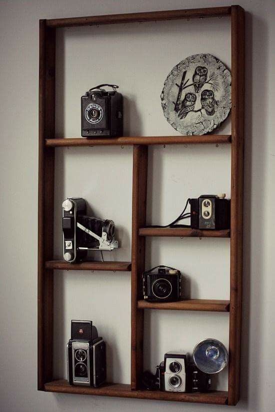 Photo display shelves 8