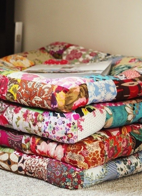 Square floor pillows