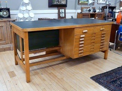 Vintage drafting table 1