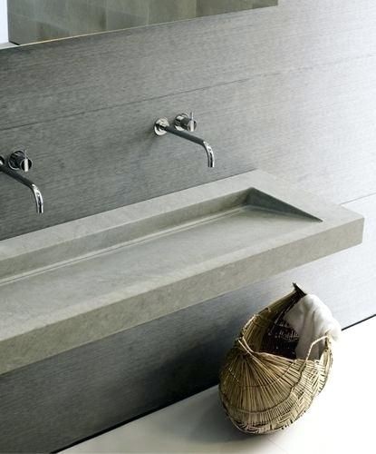 Wall mounted trough sink 2