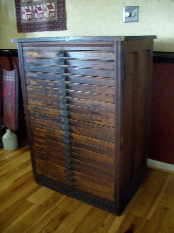 20 drawer cabinet hamilton mfg turn of