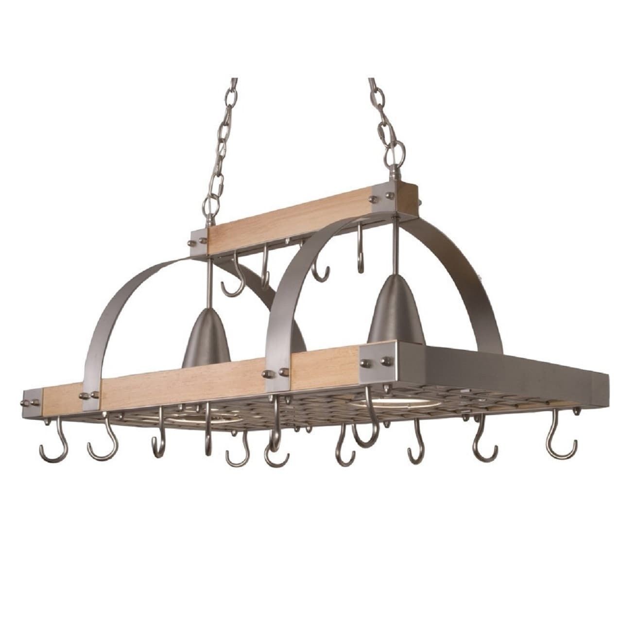 Chandelier pot rack