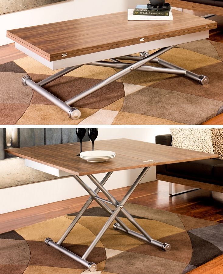 Coffee dining table conversion