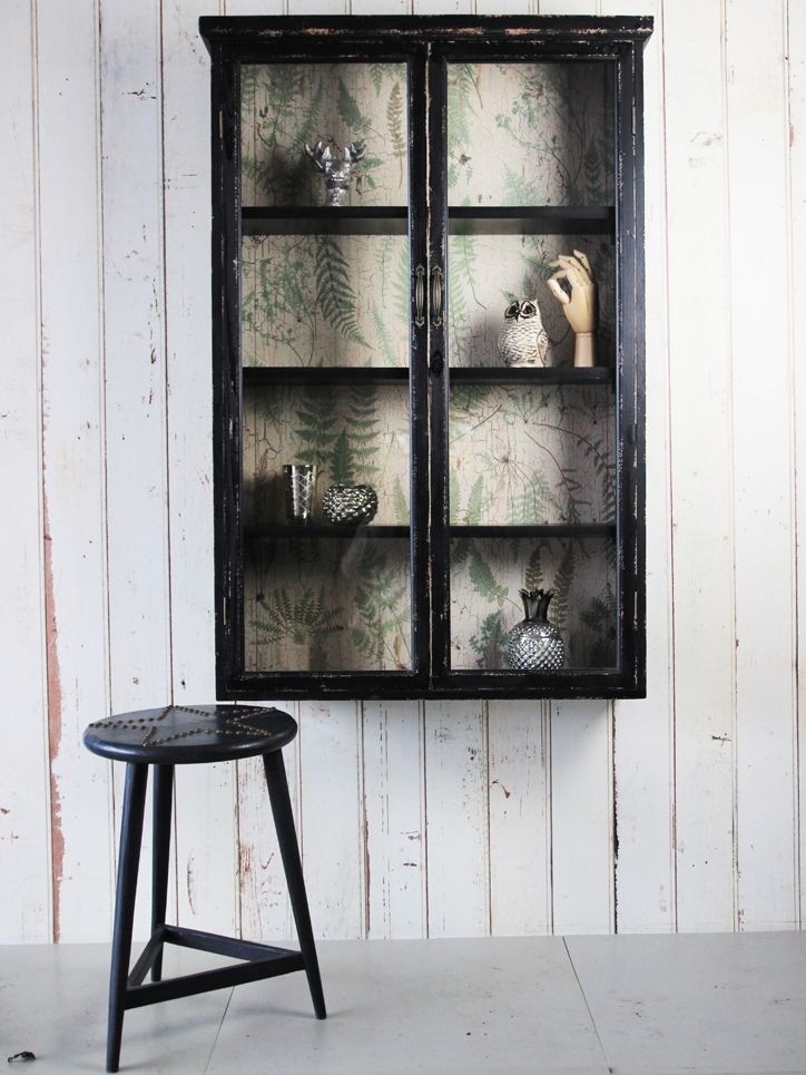 Curio cabinets wall mounted