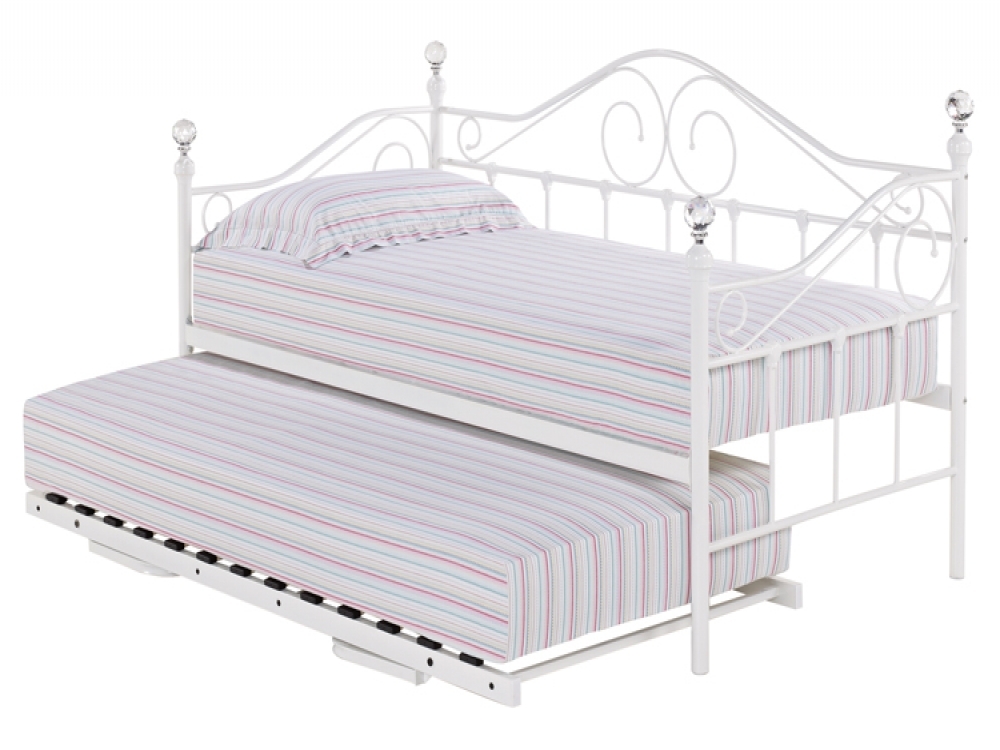 Daybed white metal