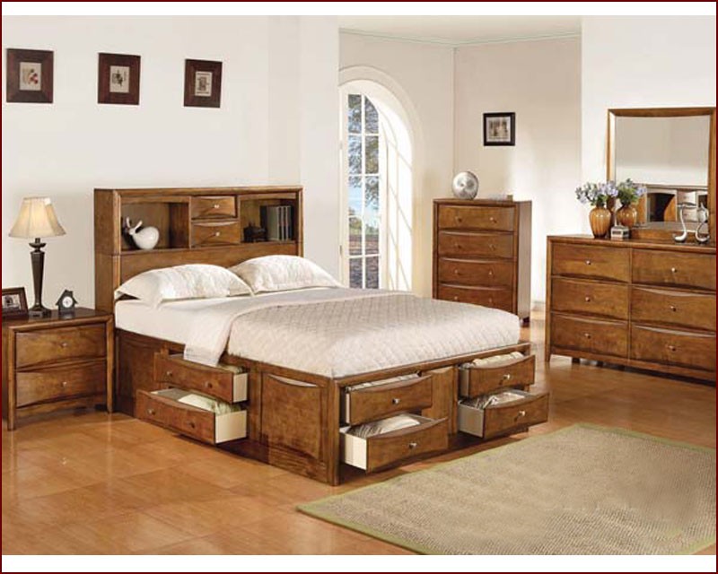 Diy platform bed with storage drawers