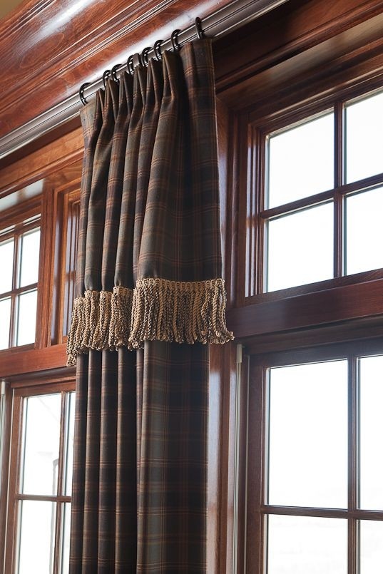 Drapes with attached valance