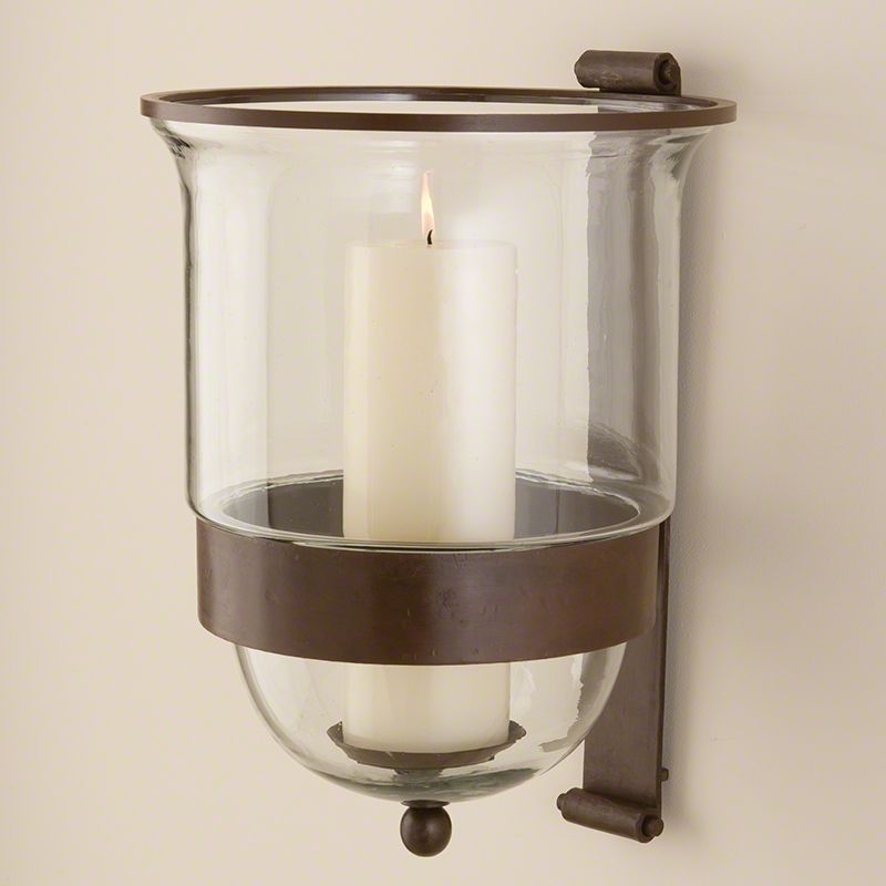 Global Views Simple Grande Wall Hurricane Candle Holder