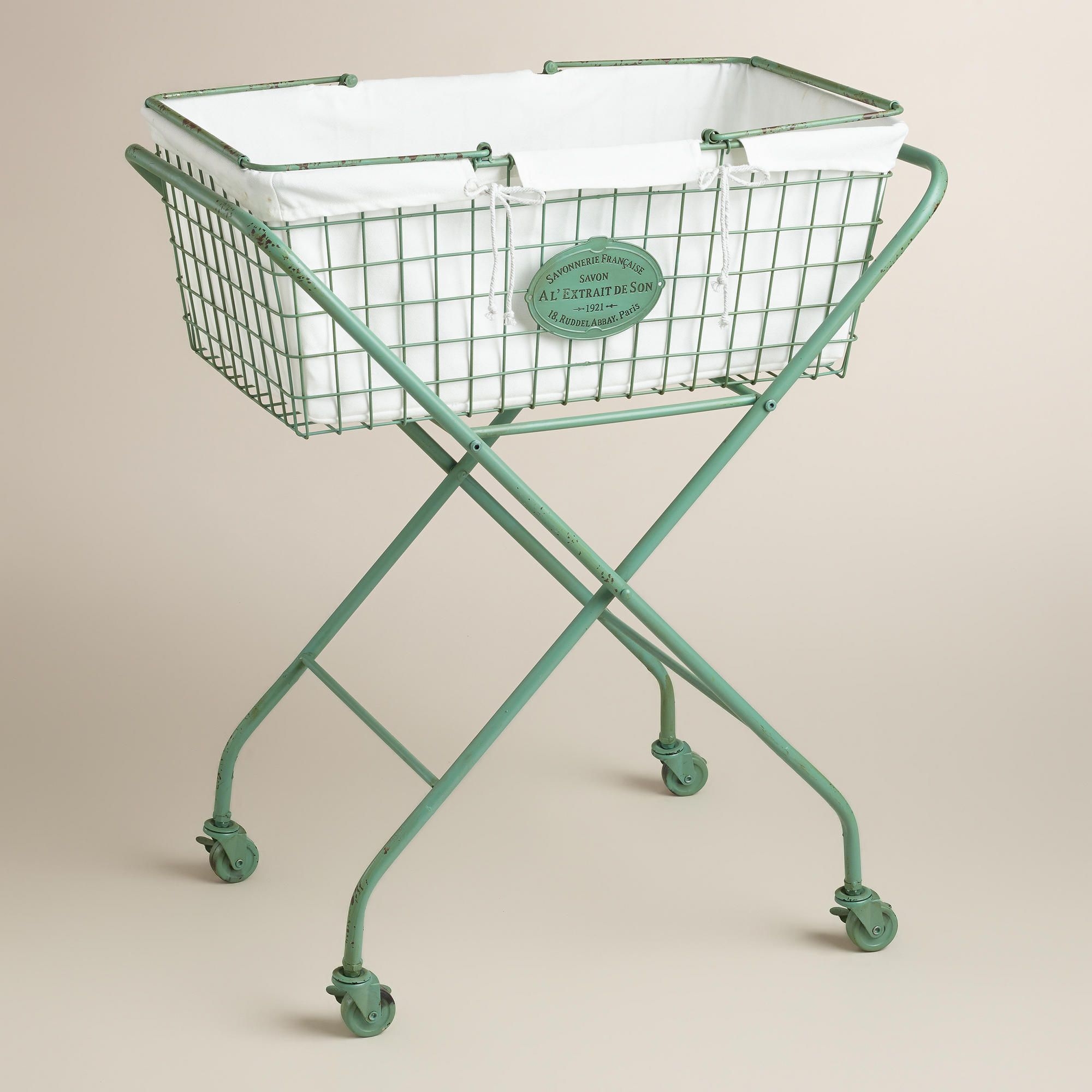 Metal clothes hamper 2