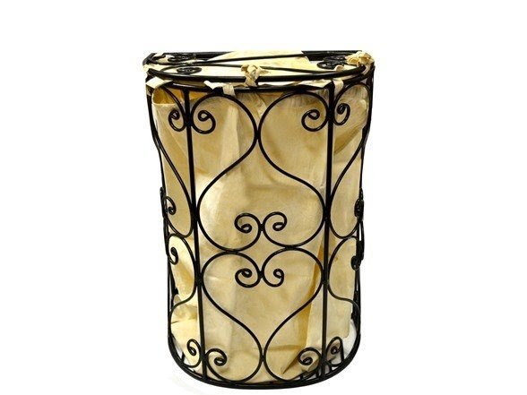 Metal clothes hamper