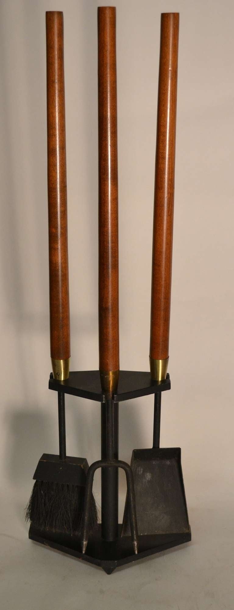 Mid century modern seymour fire place tool set
