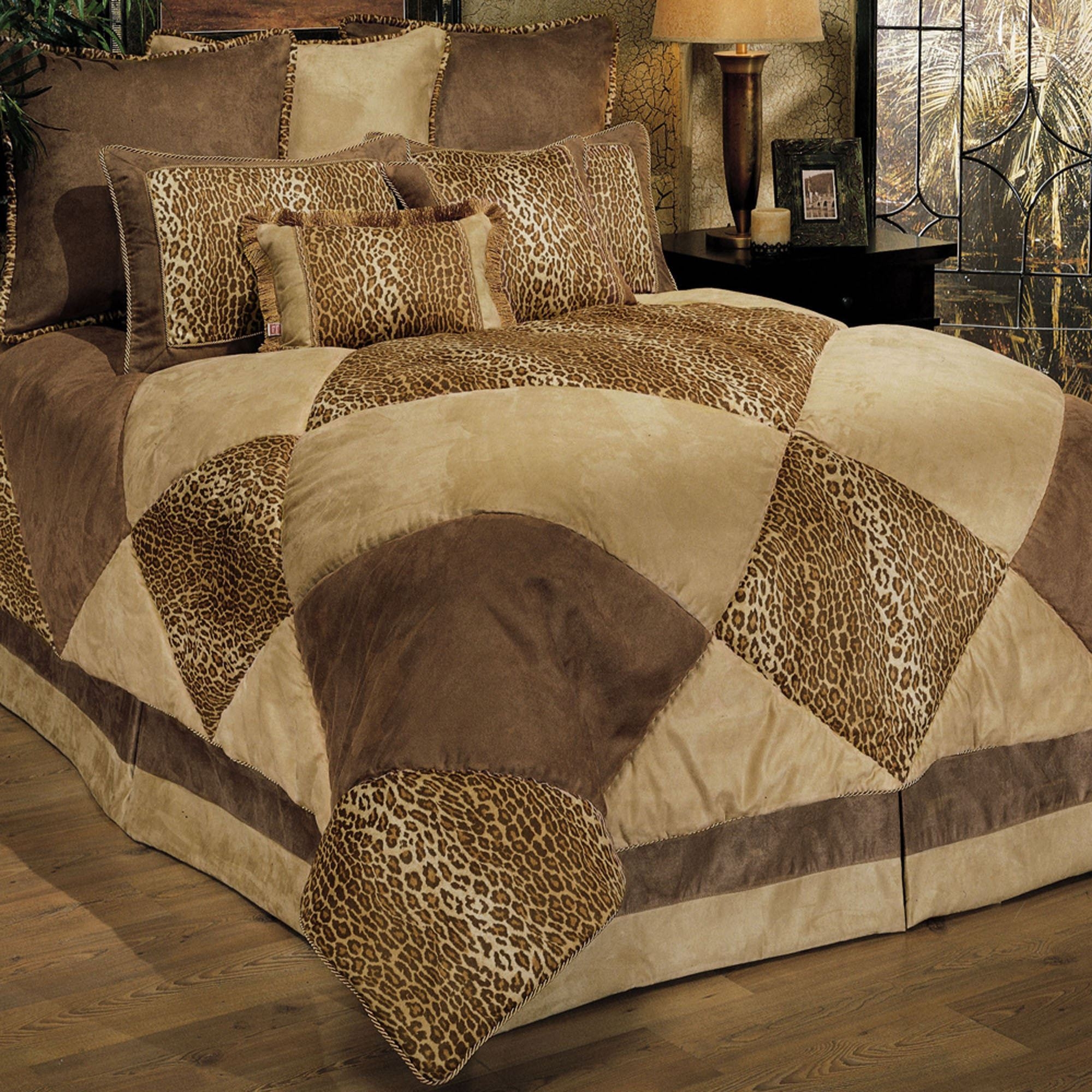 Multi color zebra print bedding