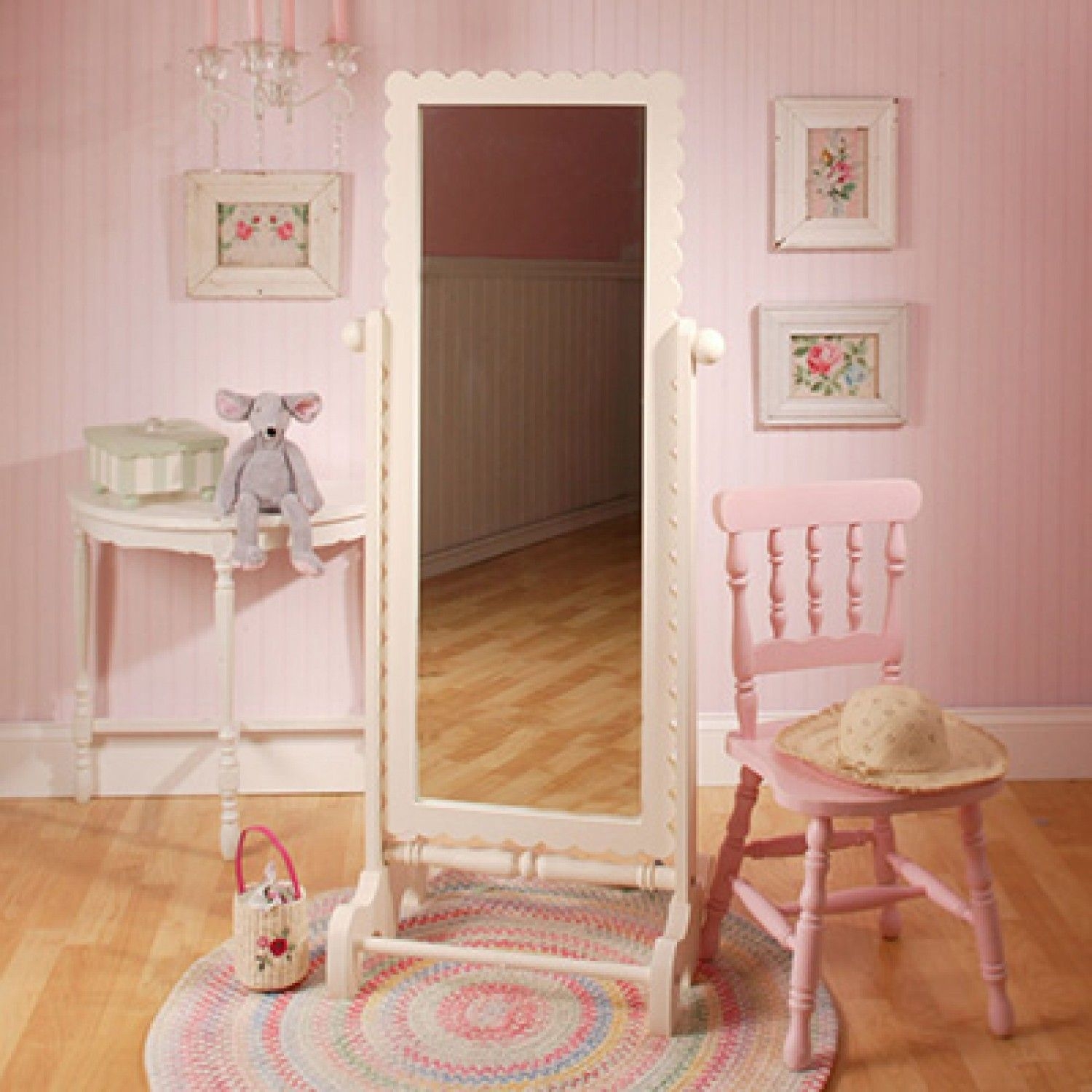 New Arrivals New Arrivals White Floor Mirror