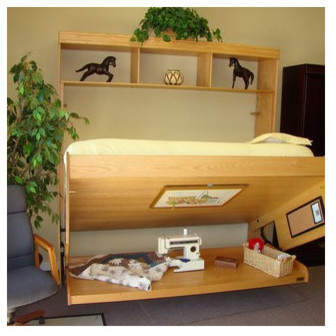Oak murphy bed 9