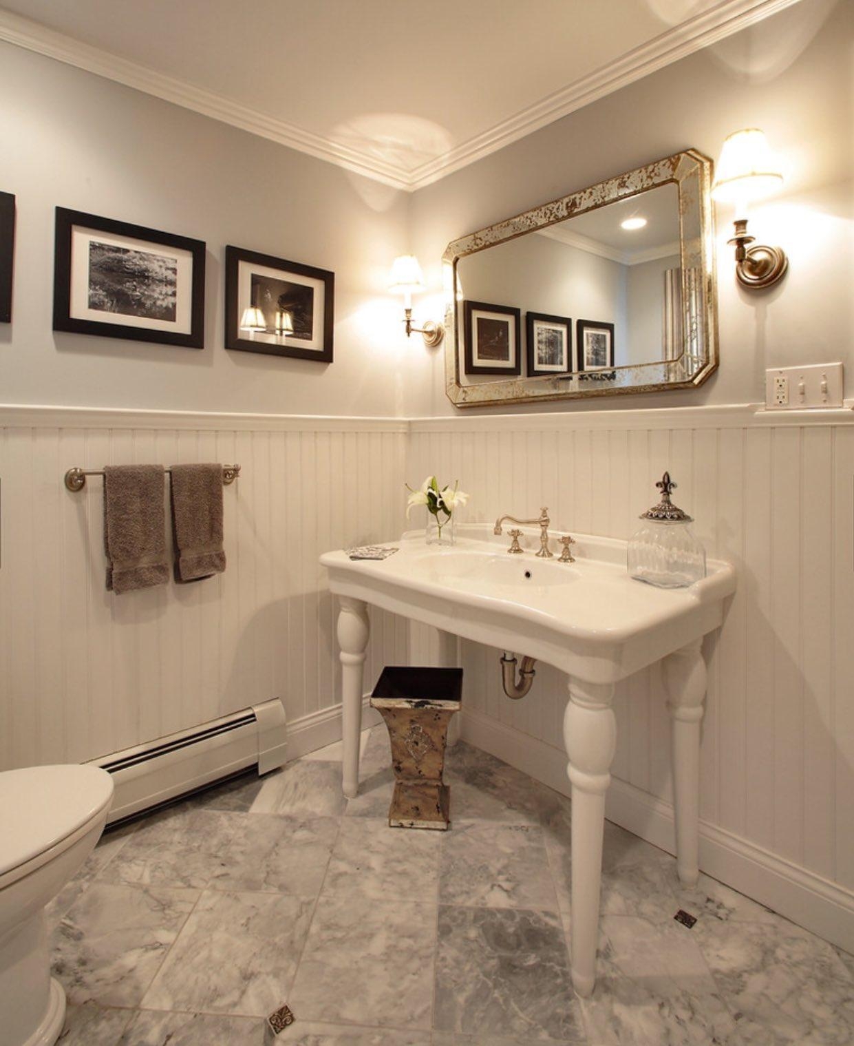 Turn the space into a photo gallery display black and