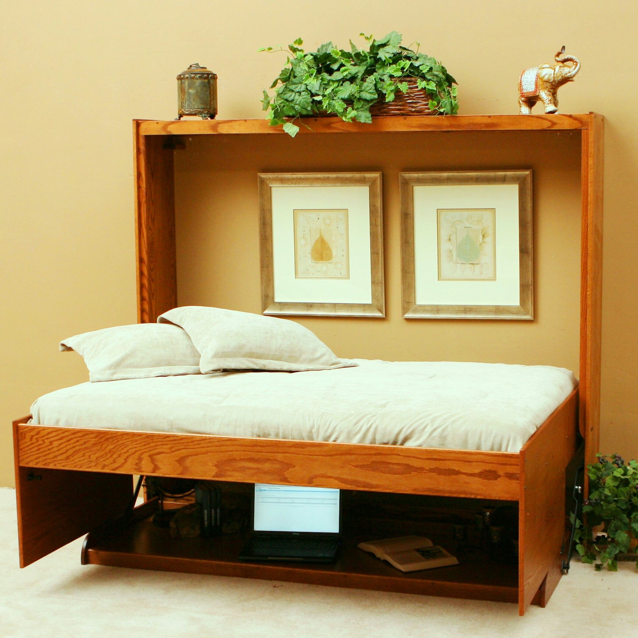 Wallbeds Contemporary Oak Murphy Bed