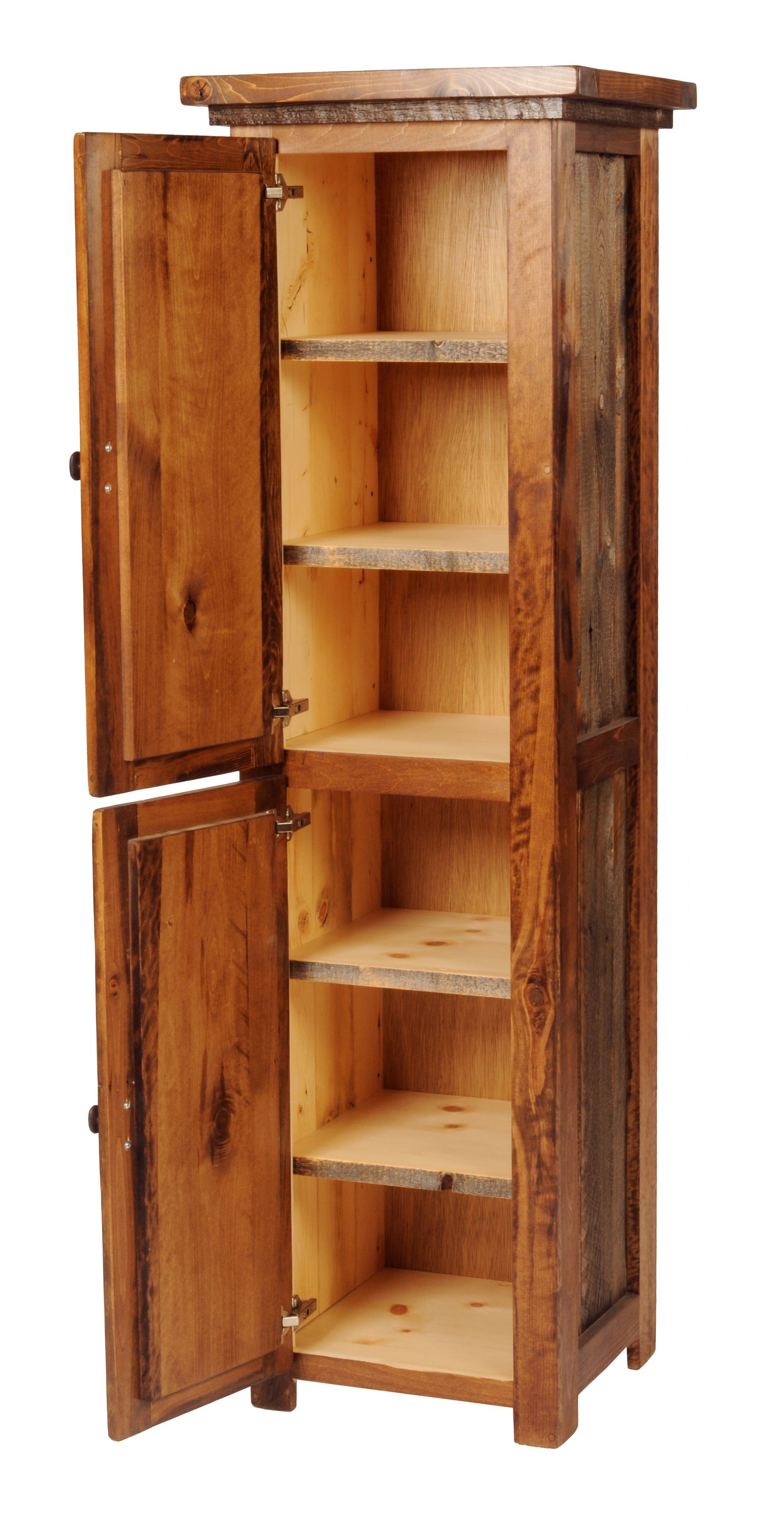 Wood linen cabinet