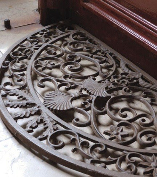 Cast iron doormat