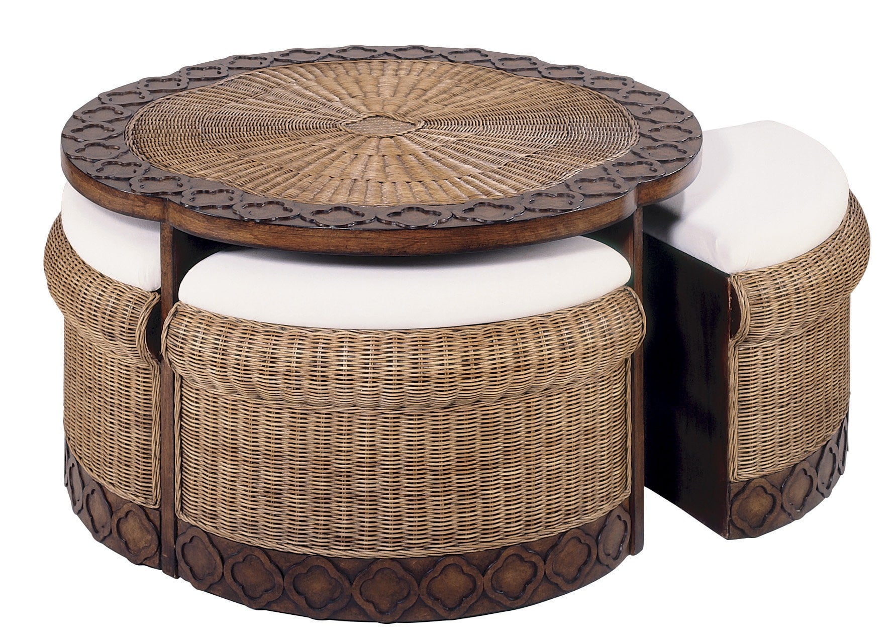 Center table with stools