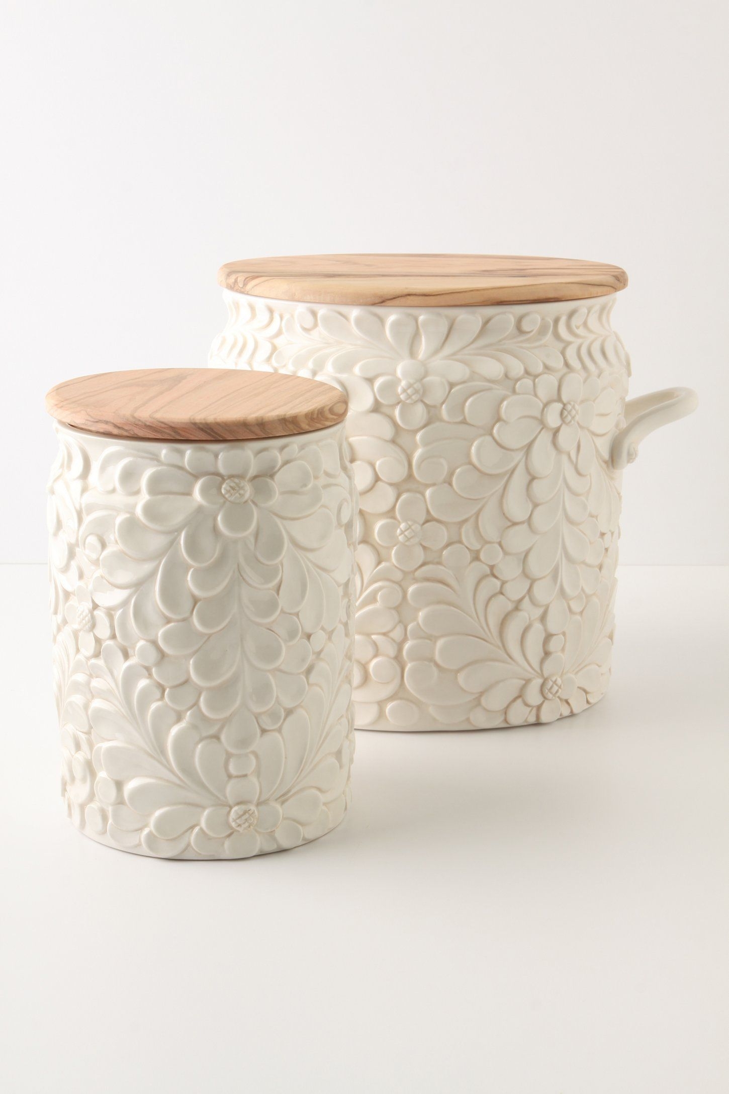 Ceramic storage containers