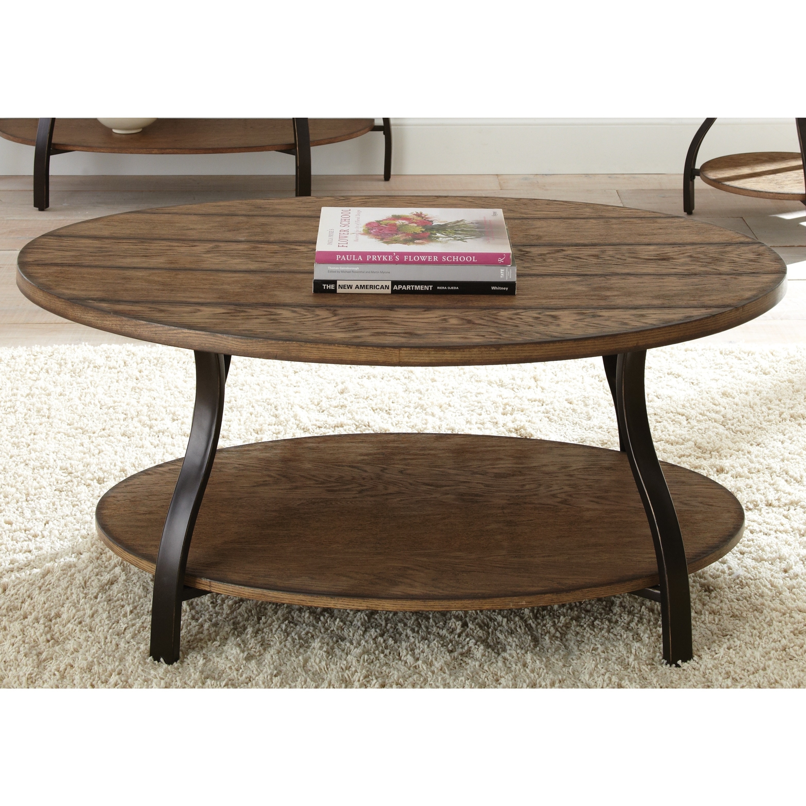 Dante oval coffee table