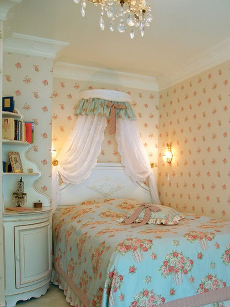 Girls canopy bedroom set 14