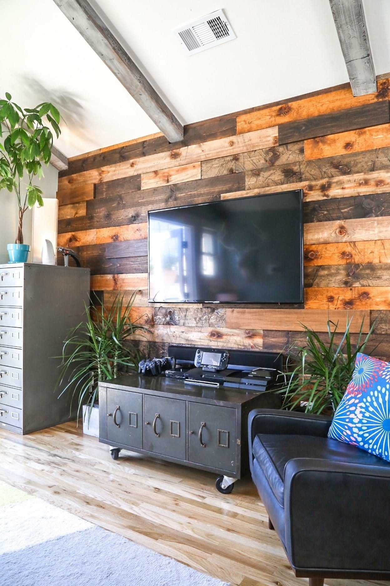 Industrial tv stand diy