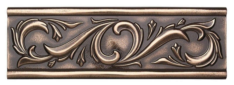 Metal Ages 12" x 4" Chaplet Glazed Decorative Accent in Polished Bronze