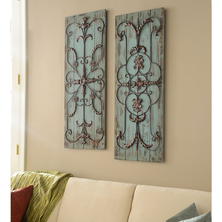 Metal wall grilles decor