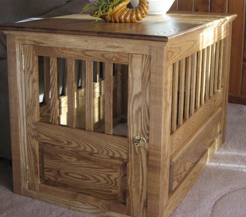 Modern dog crate