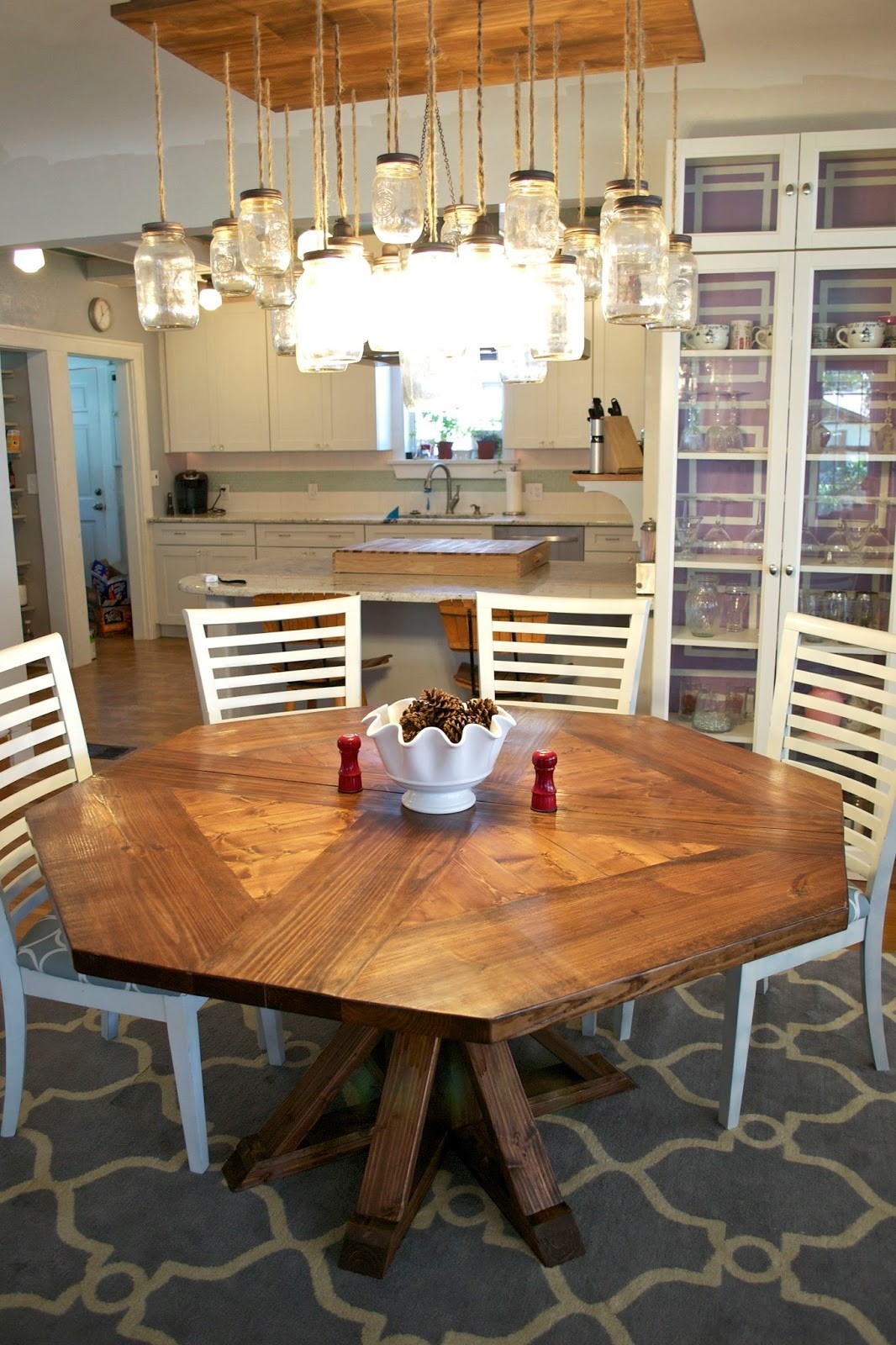 Octagon kitchen table 3