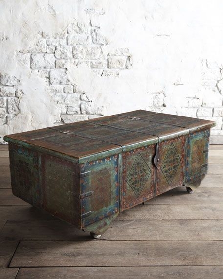 Painted coffee table horchow