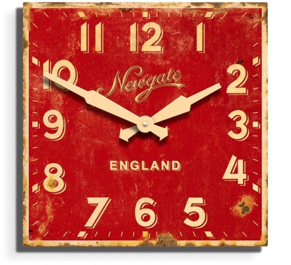 Rustic large wall clock