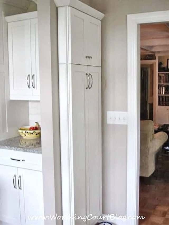 Skinny pantry cabinet
