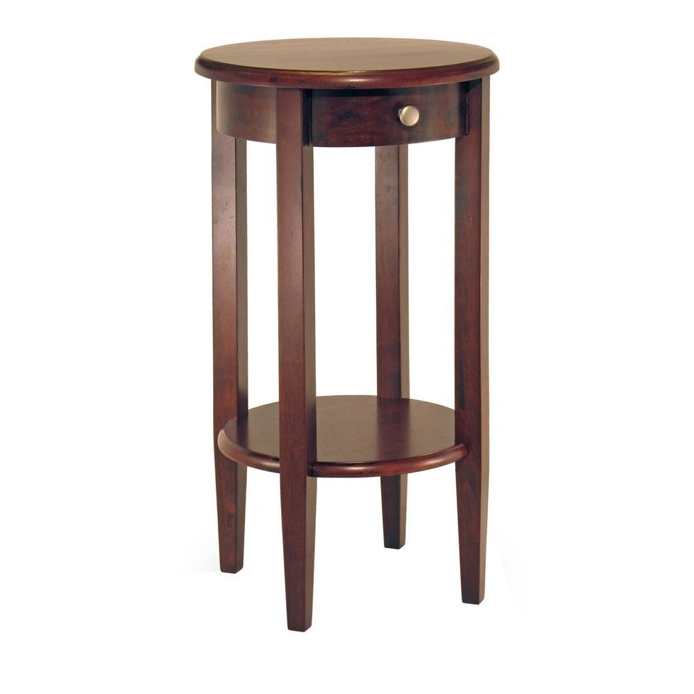 Telephone stand with drawer