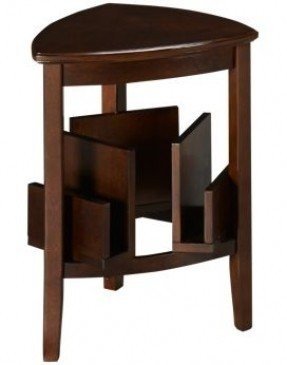 Triangular end table