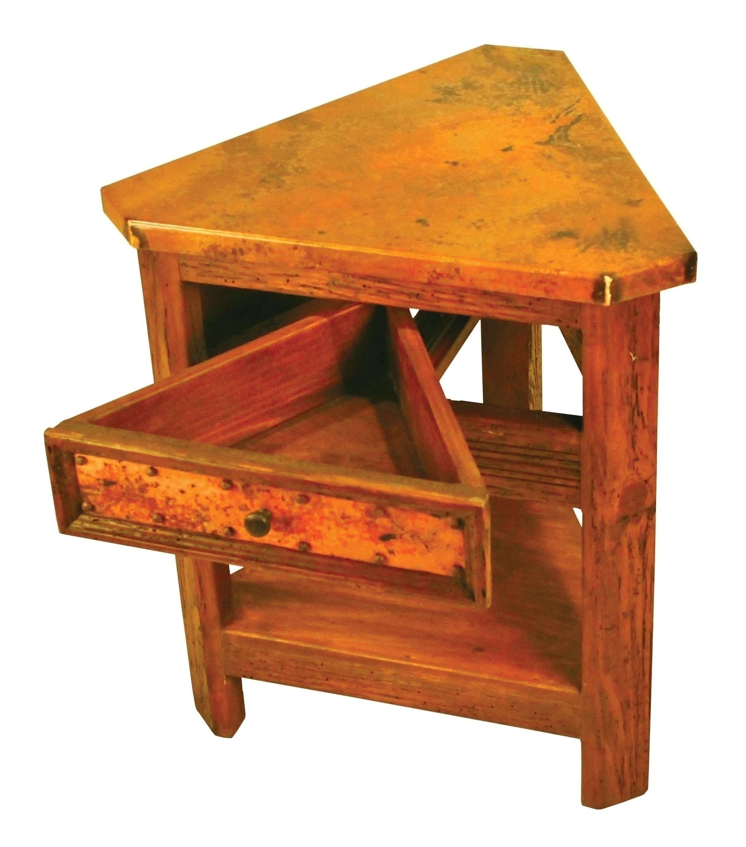 Triangular end tables 3
