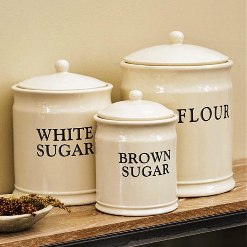 Tuscan canisters